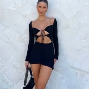 NWT Outcast mini black dress